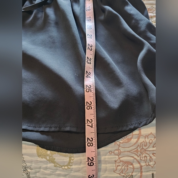 Justify Black Sleeveless Zip Front Peplum Top XL - Picture 10 of 10